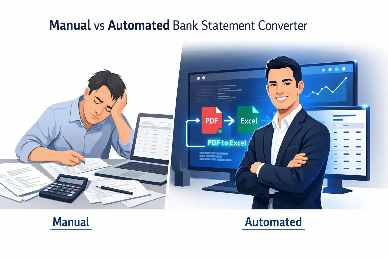 Manual vs Automated Bank Statement Converter: Which Is Best?