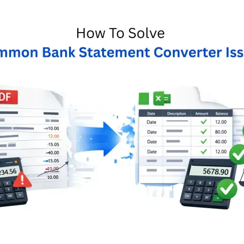 How to Solve Common Bank Statement Converter Issues