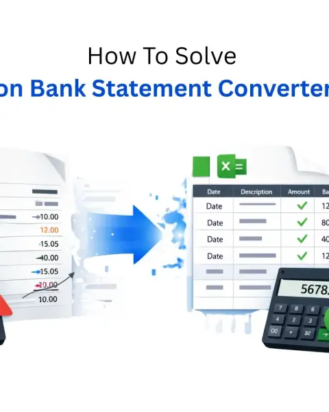 How to Solve Common Bank Statement Converter Issues