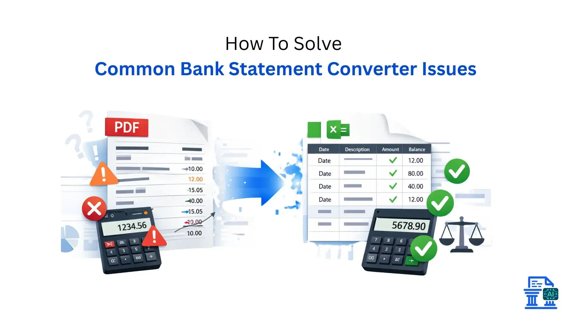 How to Solve Common Bank Statement Converter Issues