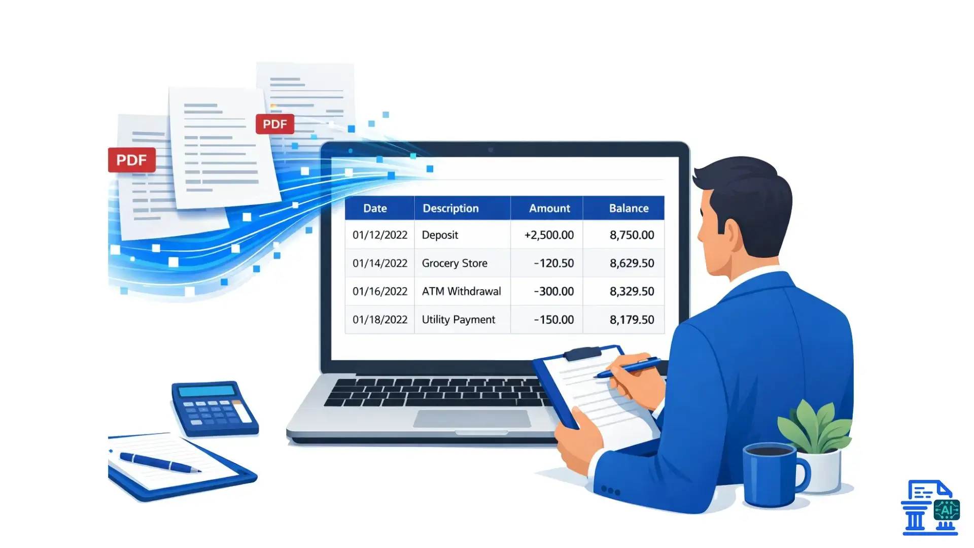 Using Bank Statement Converters for Financial Audits