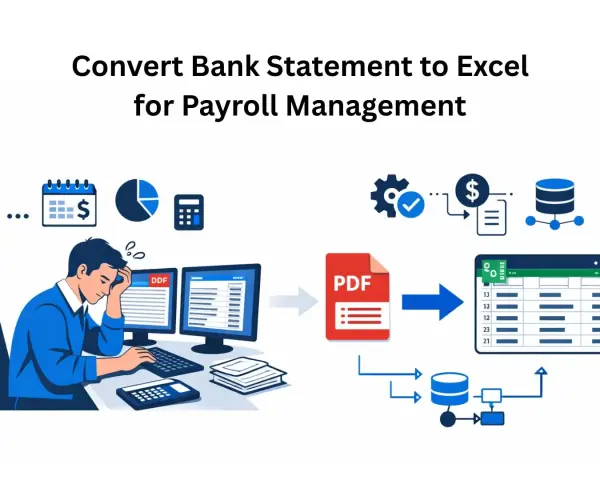 Convert Bank Statement to Excel for Payroll Management