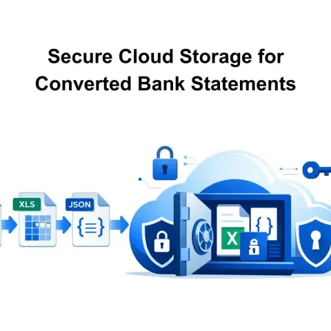 Secure Cloud Storage for Converted Bank Statements
