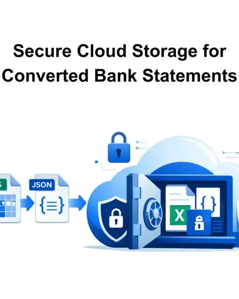 Secure Cloud Storage for Converted Bank Statements